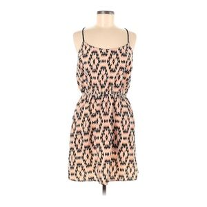 5/$25 Vintage‎ Y2K Charlotte Russe Mini Dress Geometric Print Cinched Waist L